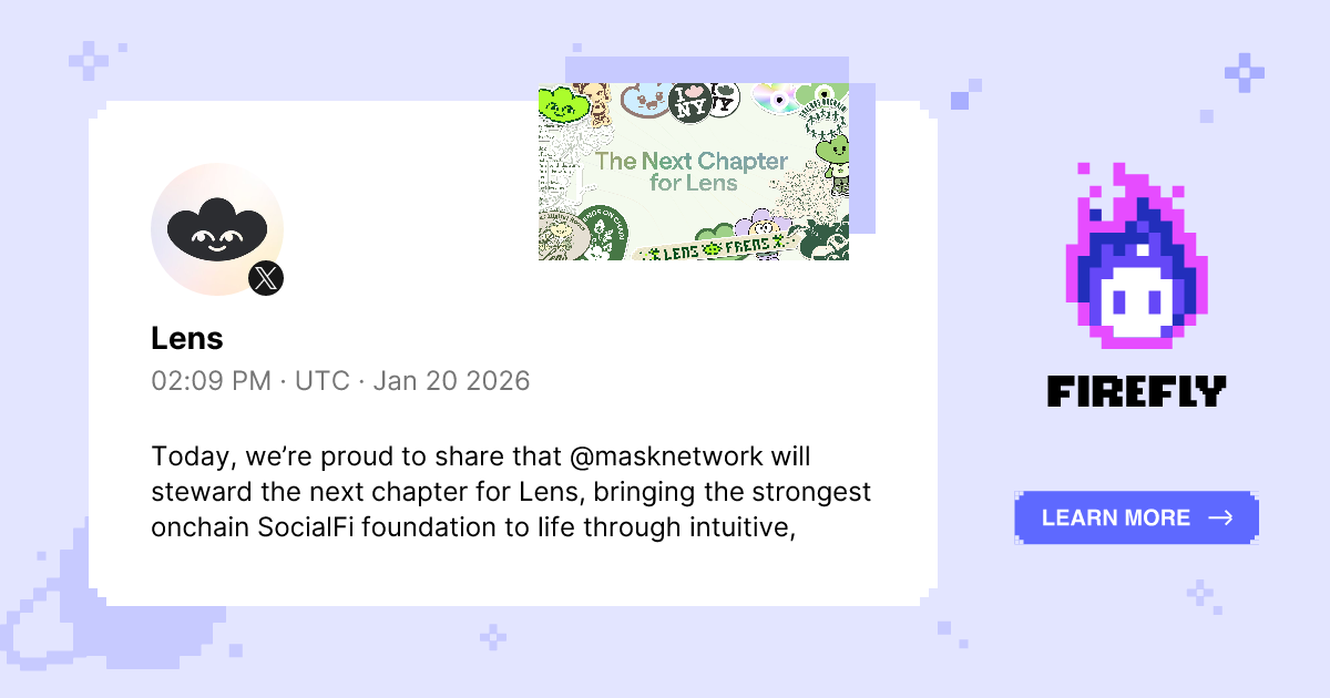 View @LC's post on Firefly